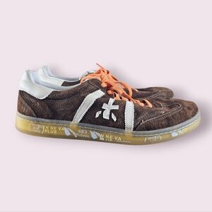 Premiata Bonnie Sneakers  Retro-Modern Suede Leather Sneakers Sz EU 47 US 12.5
